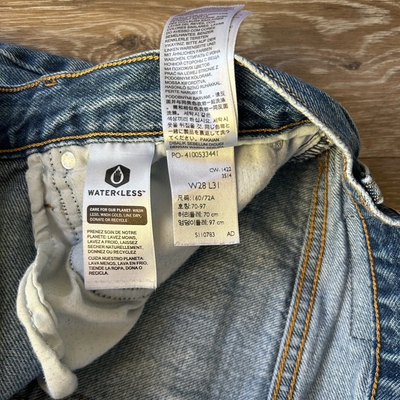 Womens Levi’s ‘94 Baggy Blue Jeans Size W28 L31 - Picture 4 of 7